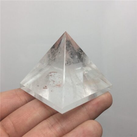 Natural Transparent Quartz Pyramid